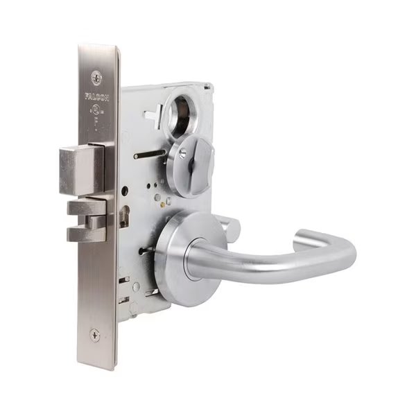 Storeroom Mortise Lock, Sutro Lever, Gala Rose, Oil Rubbed Bronze, Falcon, Mfr#: MA581P SG 613